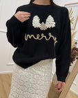 Maglione Merry nero - Tensione In
