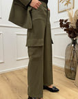 Pantaloni cargo in tencel - SoAllure