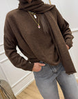 Maglia over con sciarpa - HaveOne