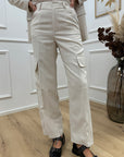 Pantaloni cargo in tencel - SoAllure