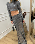 Gonna sirena in paillettes argento - HaveOne