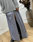 Gonna Silk polvere spacco con pizzo - Silence Limited