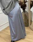 Gonna Silk polvere spacco con pizzo - Silence Limited