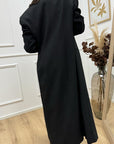 Silence Limited Cappotto Bat nero lungo - Silence Limited