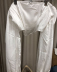 Top corsetto bianco in satin manica balloon - Glamorous