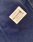 Bermuda in felpa blu
