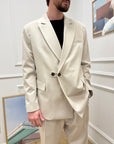 Giacca beige chiaro doppio bottone - Imperial