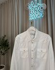 Camicia off white west velluto