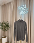 Maglia basica fumo dolcevita