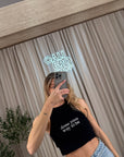 Canotta crop "Dress your way to be"