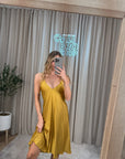 Vestito a fazzoletto con schiena scoperta