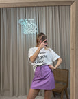 T shirt bianca stampa "City"