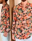 Camicia fantasia flamingo