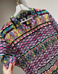 Camicia fantasia etnica multicolor