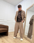 Pantaloni morbidi tabacco con coulisse - Imperial