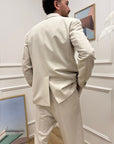 Giacca beige chiaro doppio bottone - Imperial