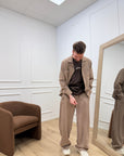 Pantaloni morbidi tabacco con coulisse - Imperial