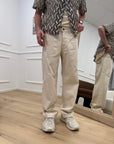 Jeans graffiti naturale con rotture - Imperial