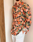 Camicia fantasia flamingo