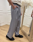 Pantaloni tessuto fiammato polvere - Imperial