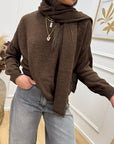 Maglia over con sciarpa - HaveOne
