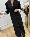 Silence Limited Cappotto Bat nero lungo - Silence Limited