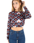 Top corto con stelle