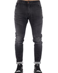 Jeans biker nero