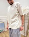 T shirt panna effetto stropicciato - Imperial