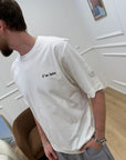 T-shirt latte "I'm Late" - Imperial