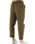 Pantalone verde con cordoncino