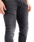 Jeans biker nero