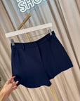 Short mini blu notte