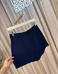 Short mini blu notte