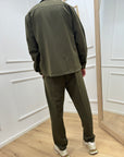 Completo camicia e pantalone militare