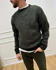 Maglione basic misto mohair