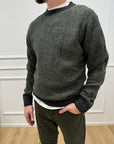 Maglione basic misto mohair