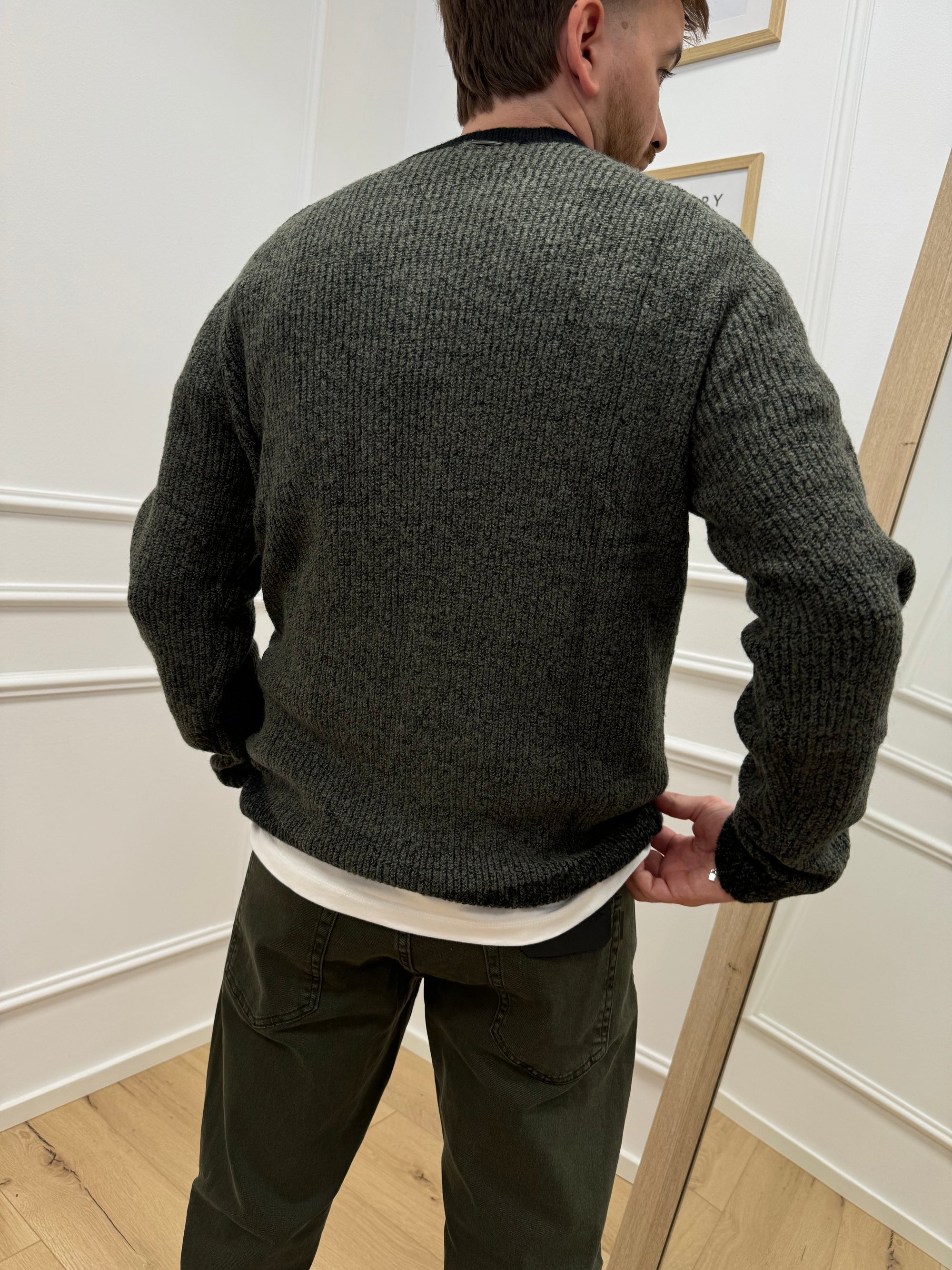 Maglione basic misto mohair