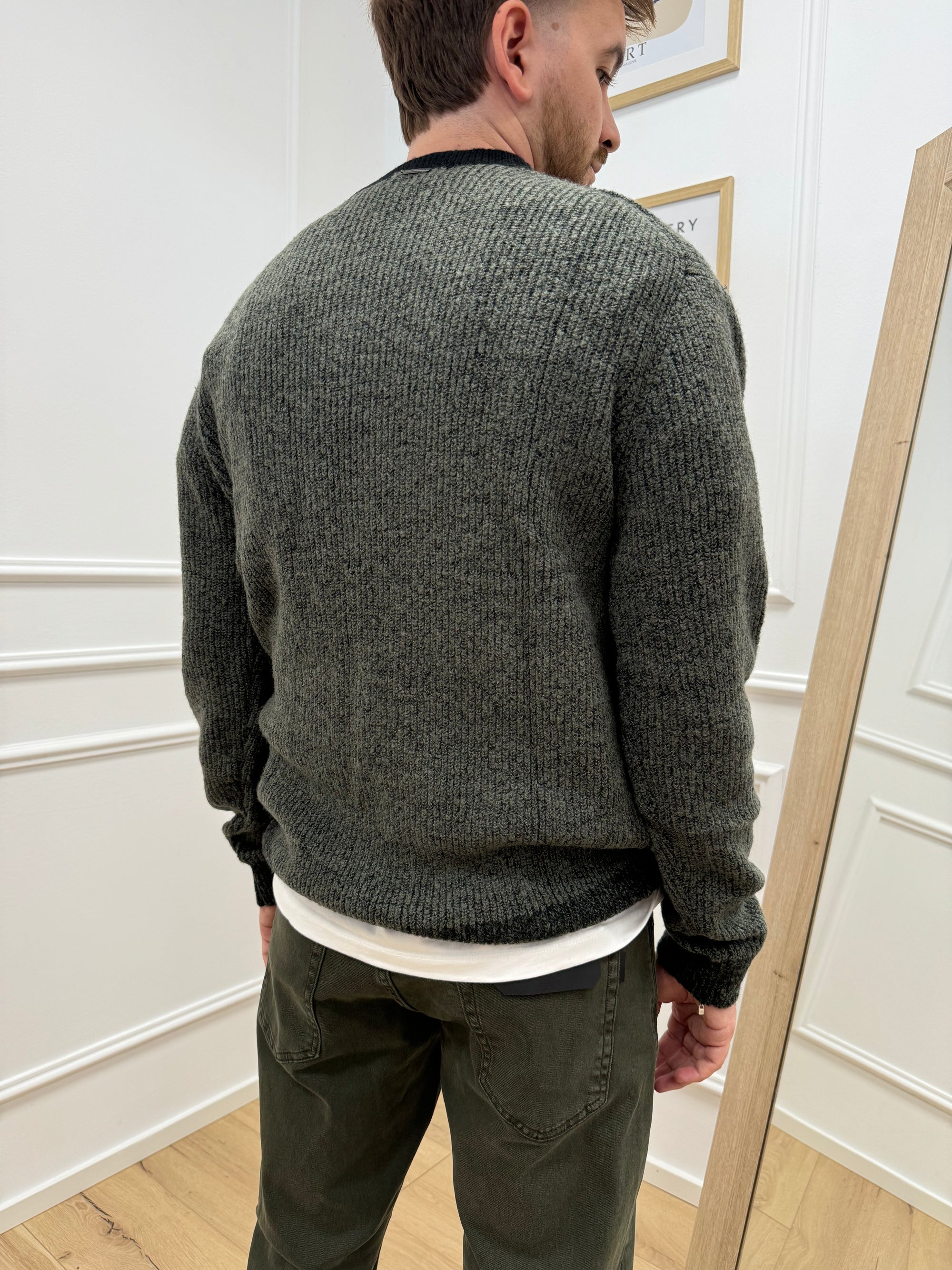 Maglione basic misto mohair