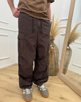 Pantaloni moro parachute cargo