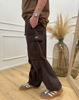 Pantaloni moro parachute cargo