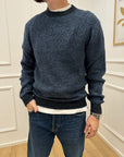 Maglione basic misto mohair