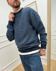 Maglione basic misto mohair