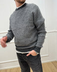 Maglione basic misto mohair