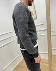 Maglione basic misto mohair