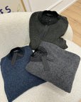 Maglione basic misto mohair