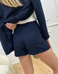 Short mini blu notte