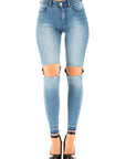 Jeans Lexy super skinny con strappi