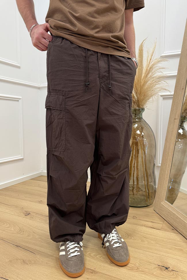 Pantaloni moro parachute cargo