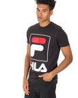 T shirt Nera Maxi Logo